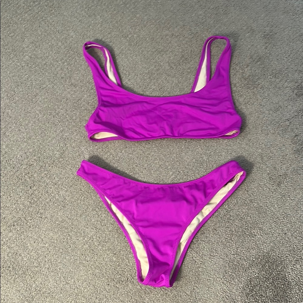 Blue hour by pac sun Purple High-Cut Bikini Set medium
